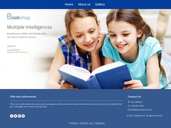 
Perfect templates for any kind of website
