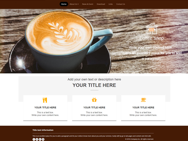 
Perfect templates for any kind of website